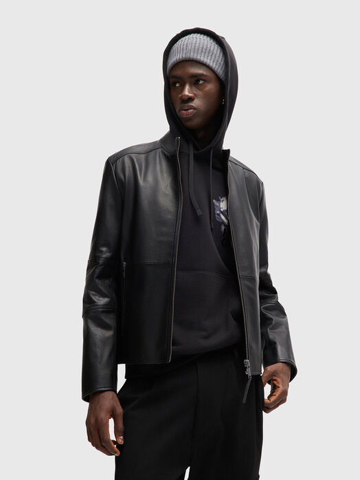 LOKIS-3 black leather jacket