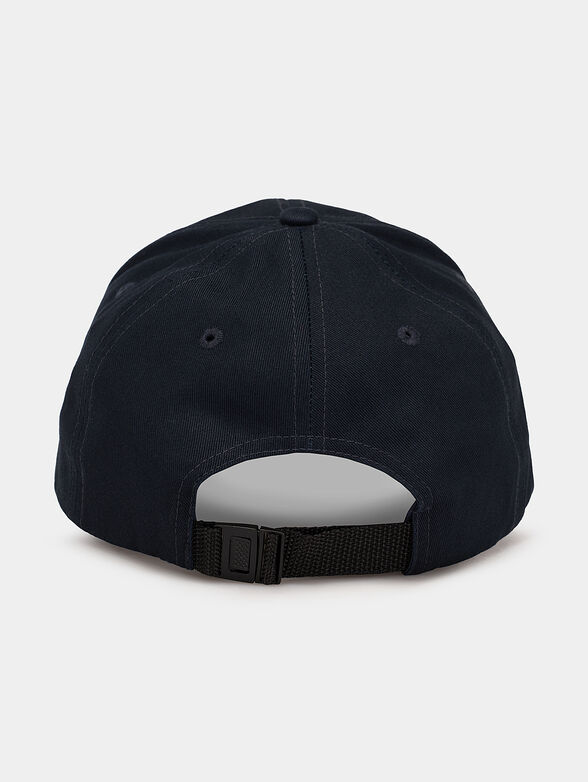 Baseball cap with logo patch in black color - 2