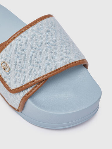 MYKONOS 04 platform sandals with monogram - 4