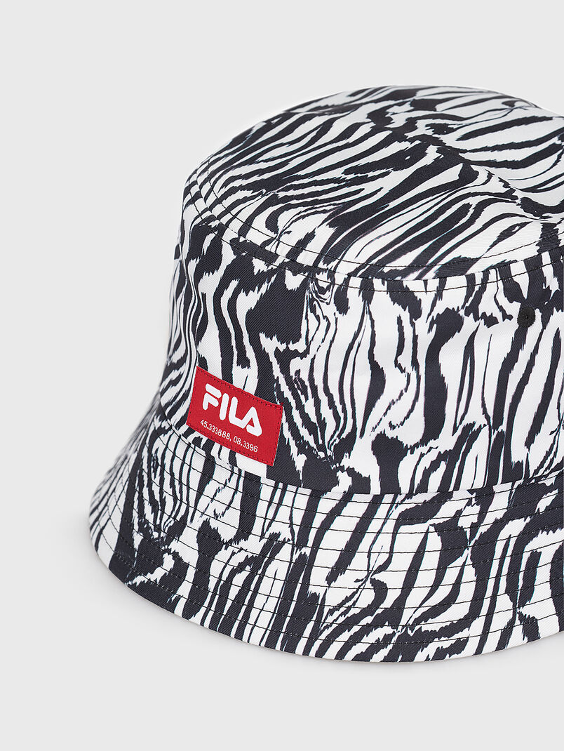 BUCHAREST bucket hat with animal print  - 3