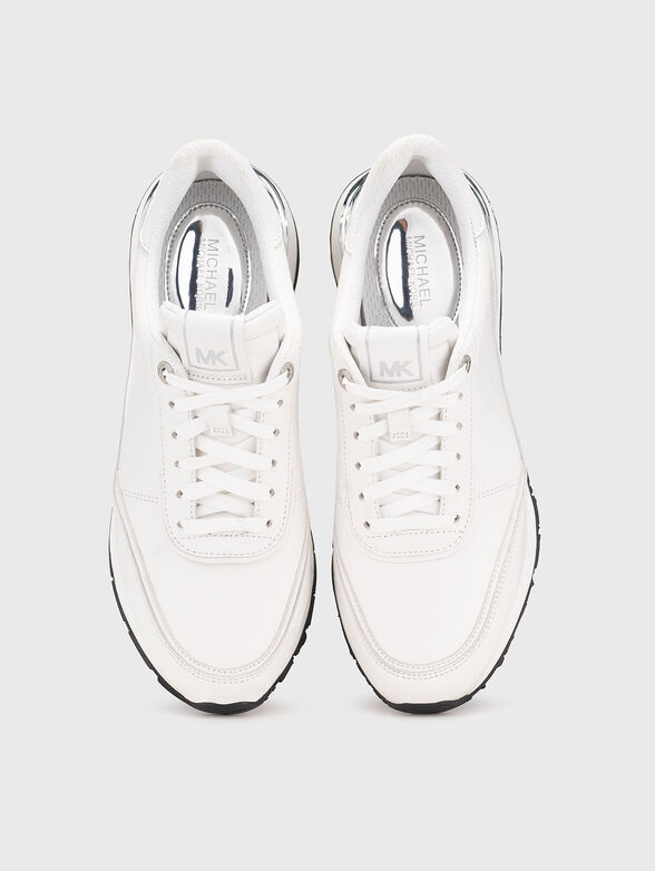 NOVA leather sneakers with contrast sole - 6