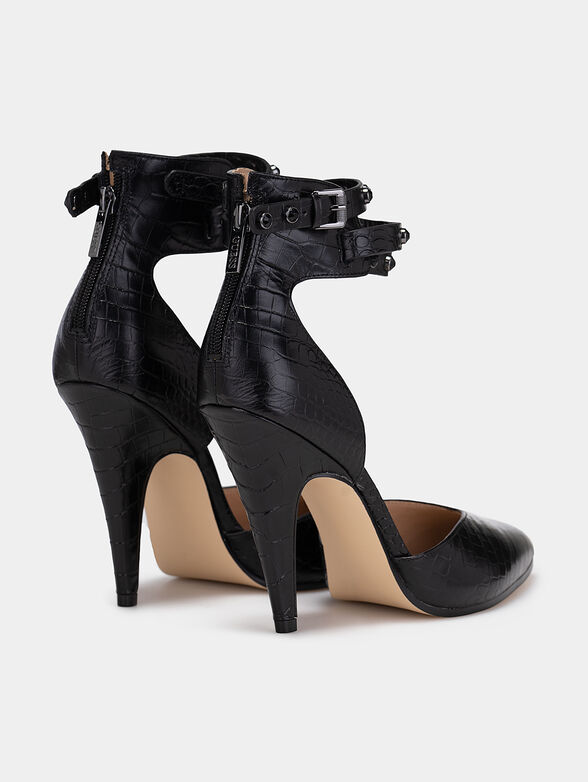 JENISE Shoes with crocodile texture - 3