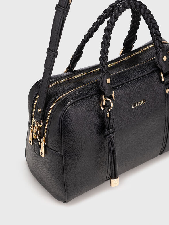 Bag with long strap and logo detail - 5