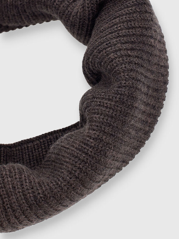 Merino wool collar scarf - 2