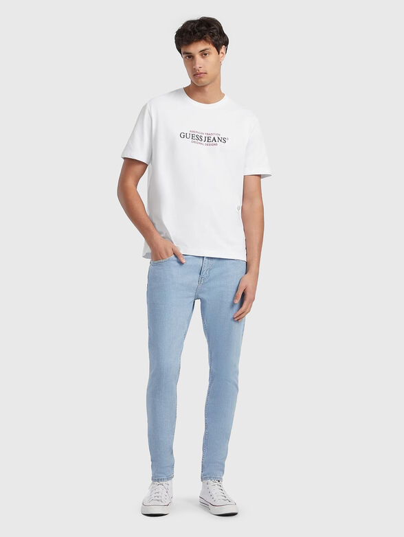 Black T-shirt with logo print - 2