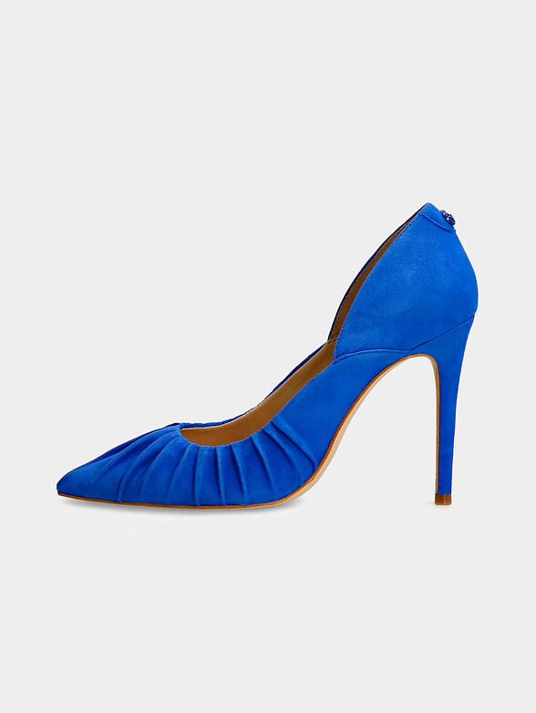 GABBY suede court shoes - 1