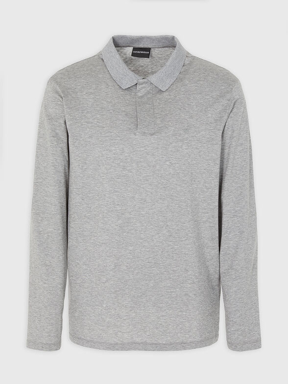Long sleeved polo shirt - 1