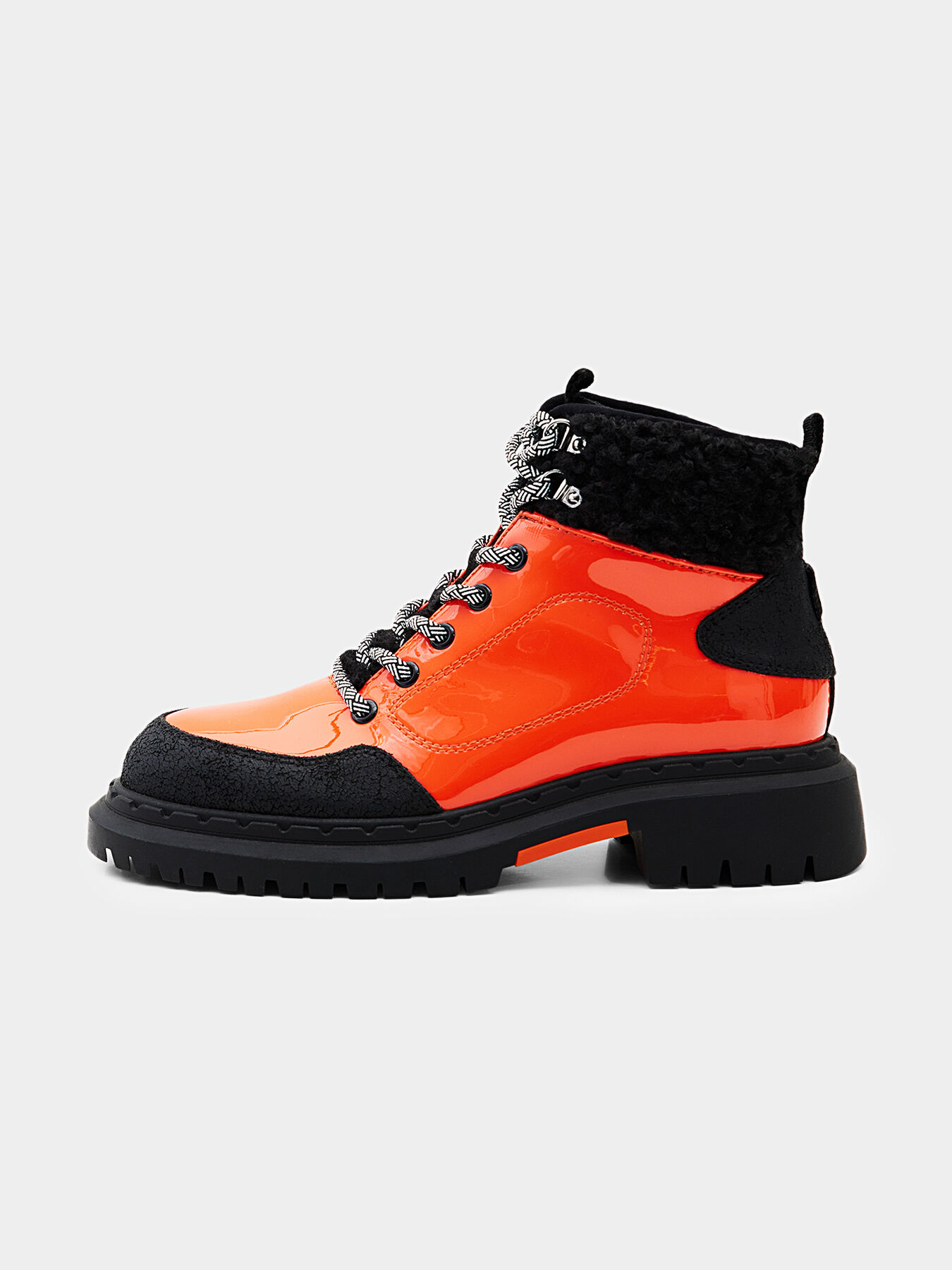 Gradient effect faux leather ankle boots brand DESIGUAL Globalbrandsstore en