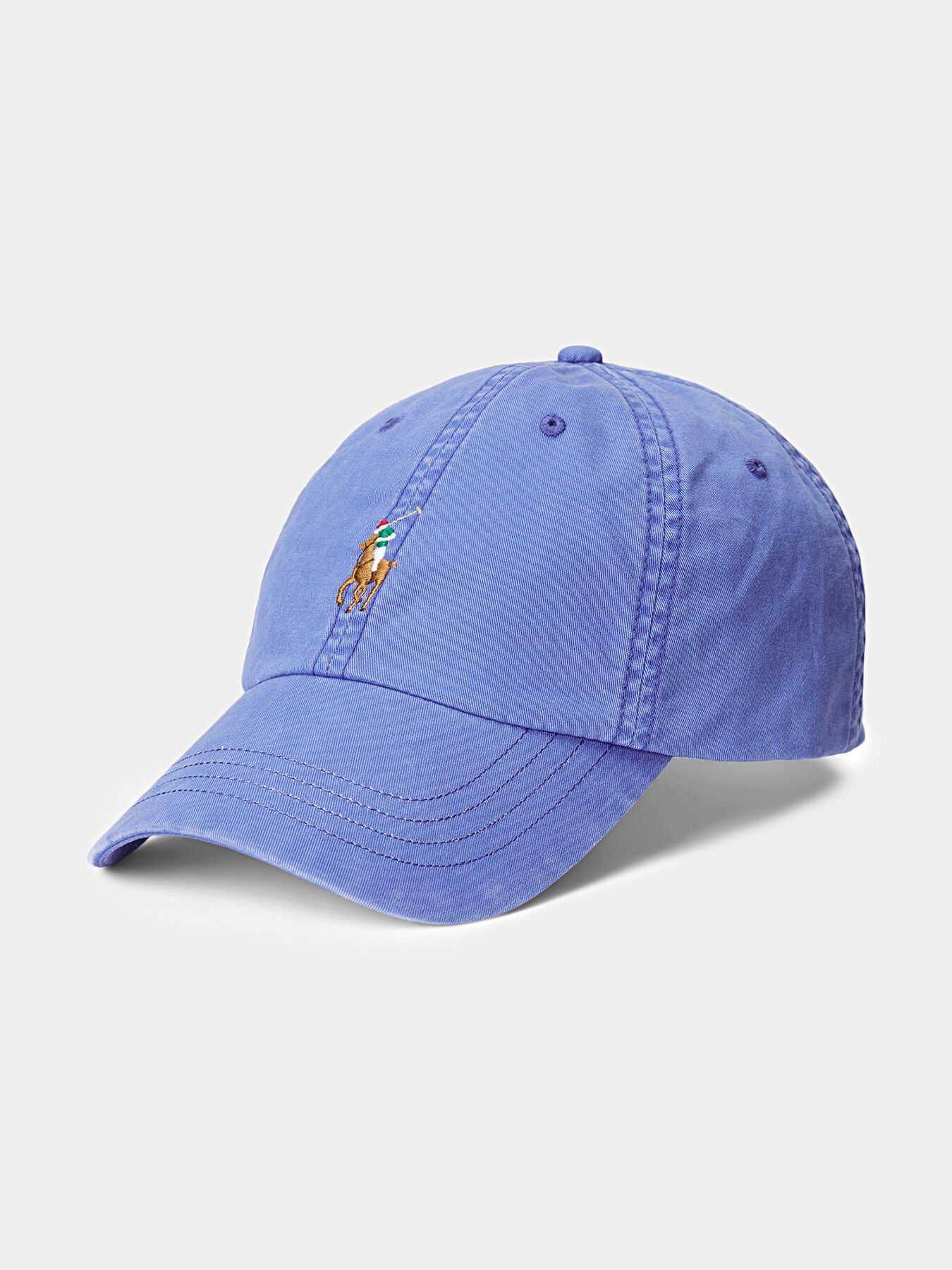Baseball cap with colour logo brand POLO RALPH LAUREN