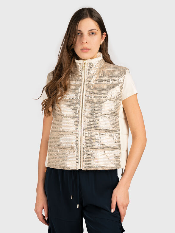 Vest with sequins - 1