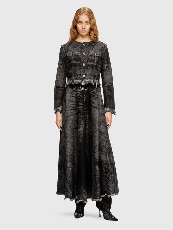 DE-HANNIE-FSH maxi denim skirt - 4