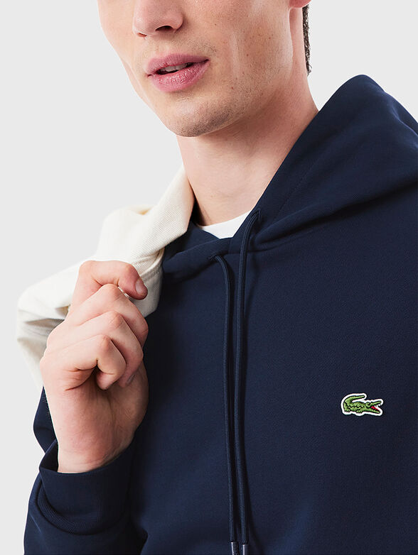 Cotton fleece hoodie - 4