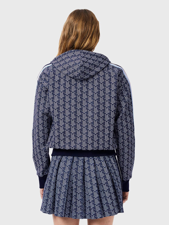 Sweatshirt with monogram logo print - 3