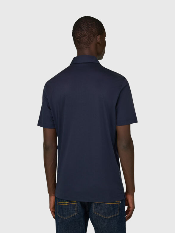 Cotton-blend polo shirt - 3