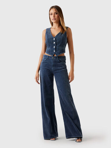 High waisted wide leg jeans - 5