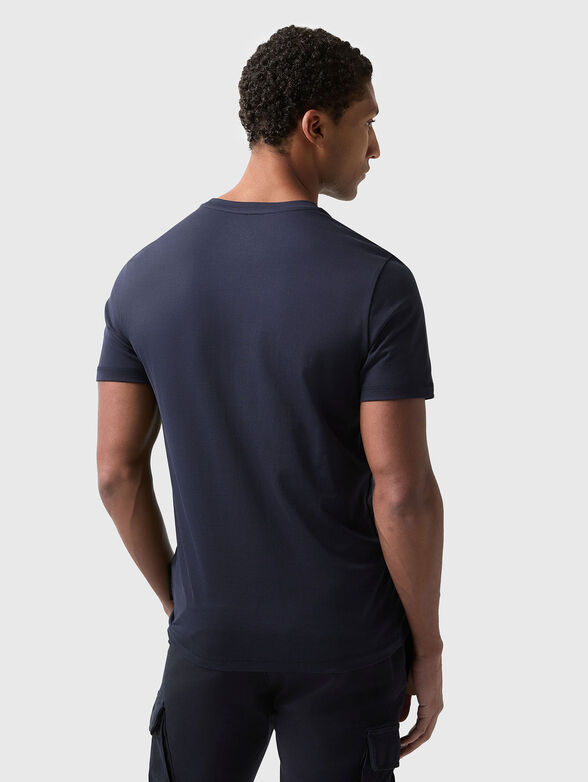 ROC T-shirt with oval neckline in beige - 3