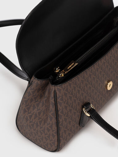 Bag with accent monogram logo print - 5