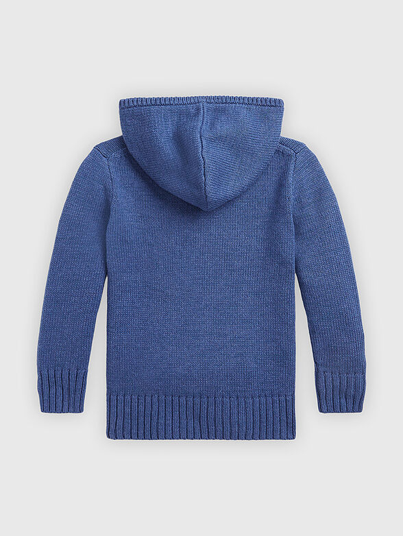 Hooded sweater with Polo Bear embroidery - 2