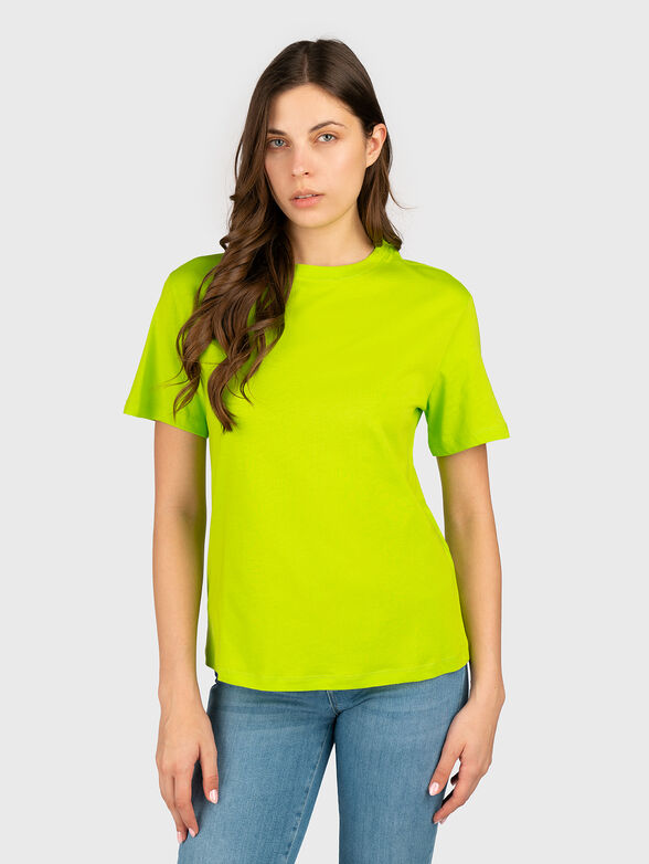 Cotton T-shirt with logo detail - 1