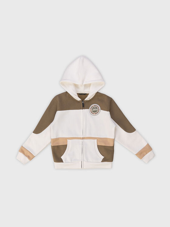 Zip-up hooded sweatshirt - 1