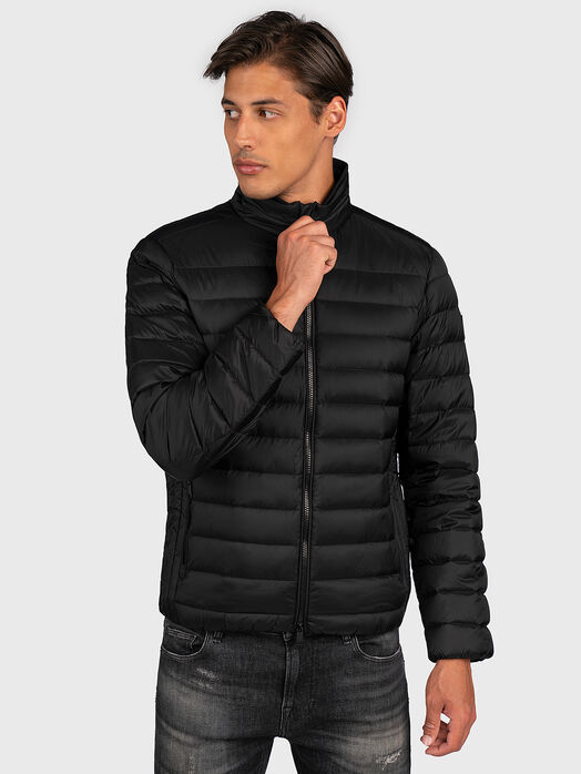 Black padded jacket