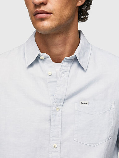 PARKER shirt in linen blend - 4