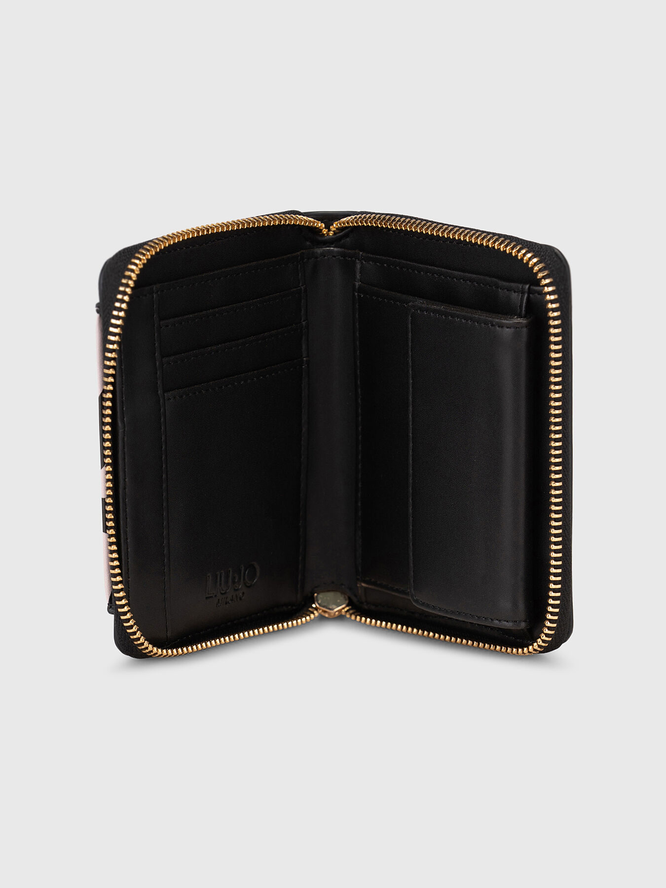 2 in 1 small wallet in black brand LIU JO — Globalbrandsstore.com/en