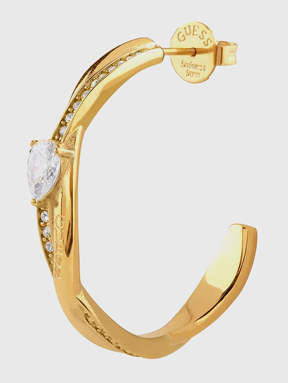 MULTI TWIST rhinestones earrings - 2