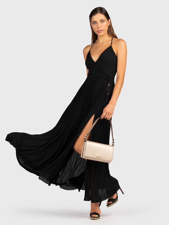 Black handbag with two straps - 2