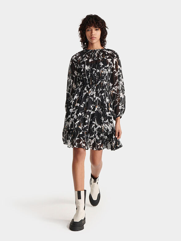 Dress with floral print - 1