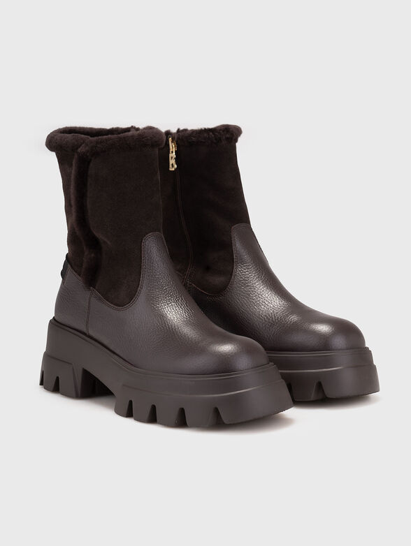 SAPPORO 5 leather anckle boots - 2