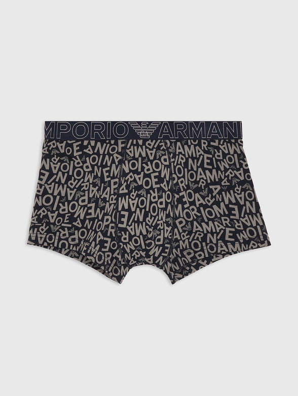 Boxers with monogram print  - 4