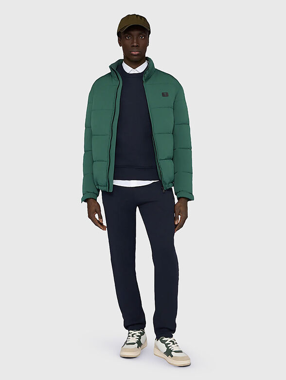 Sport trousers with logo embroidery - 4