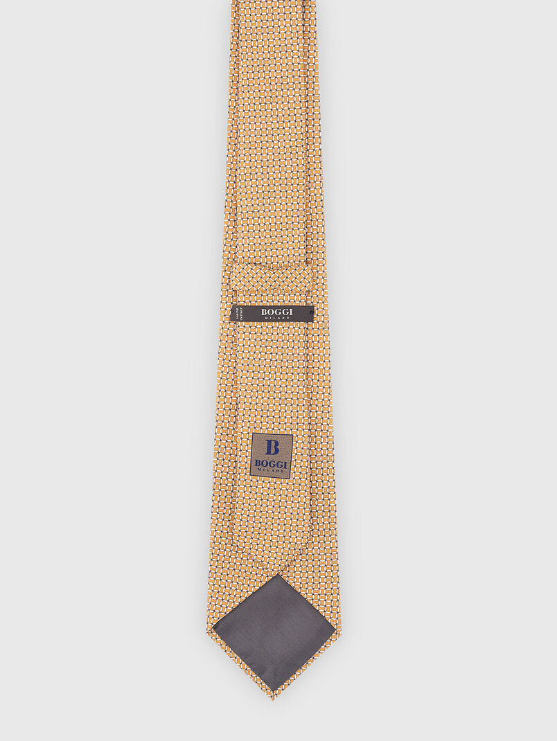 Checkered silk tie - 3