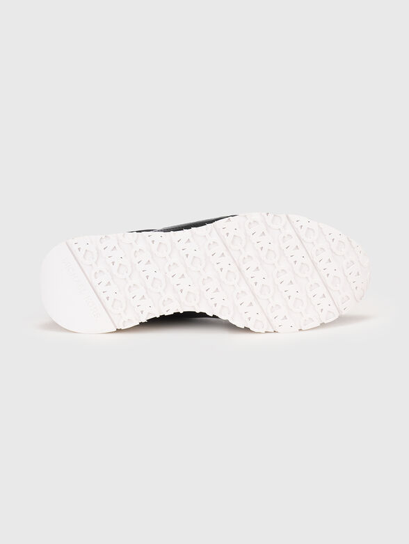 NOVA leather sneakers with contrast sole - 5