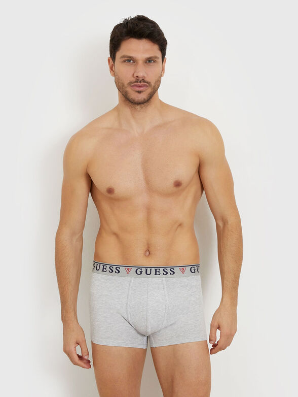 Set of three cotton boxer shorts - 2