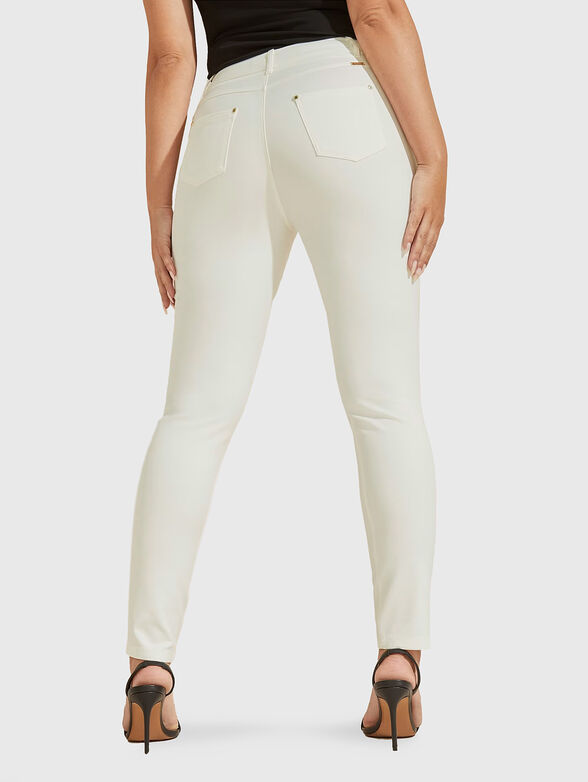 Skinny pants in beige color - 2