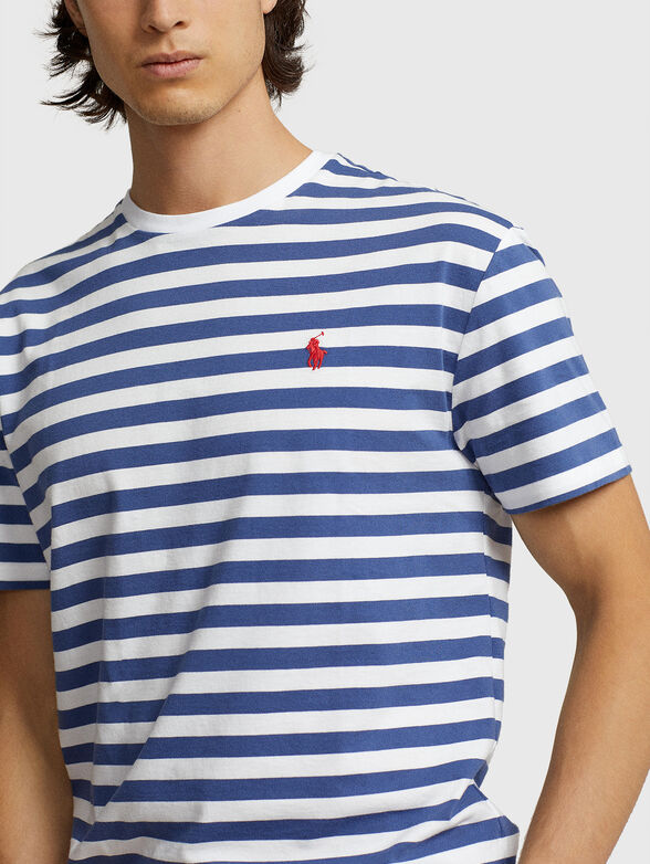 Striped cotton T-shirt - 4