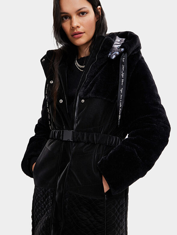 SUNDSVALL long padded jacket with belt - 4