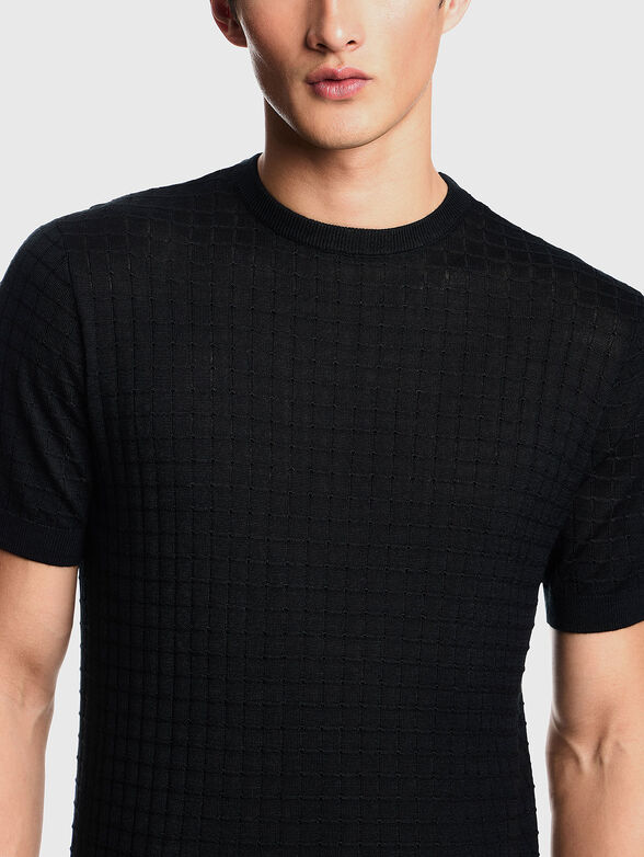 Short sleeved lyocell sweater - 4