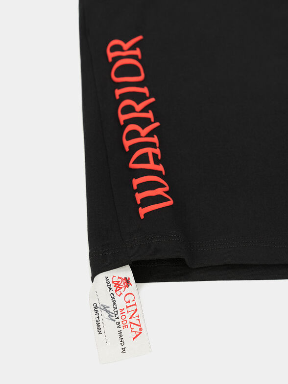 Black T-shirt with print - 2