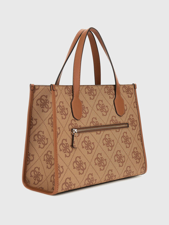 IZZY large bag with monogram print - 1