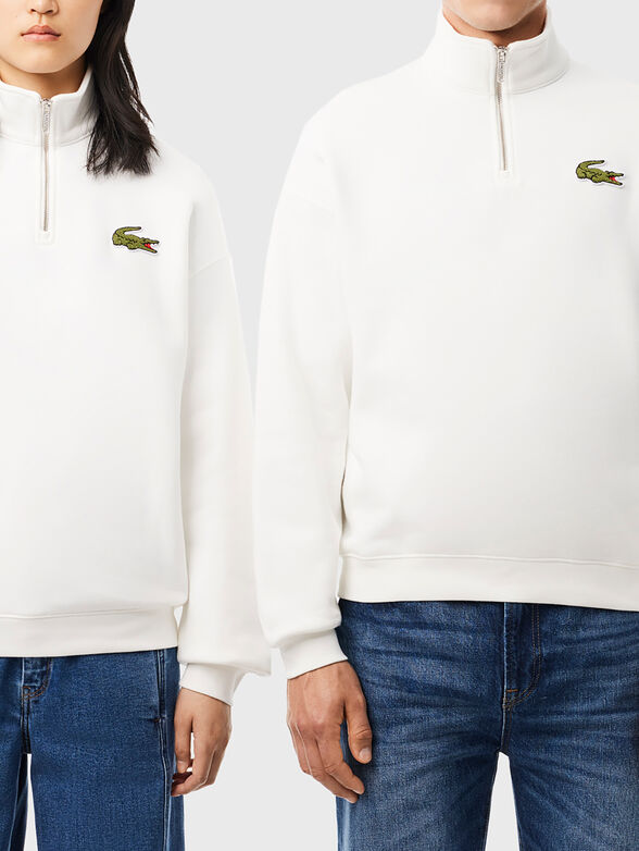 White sweatshirt - 1