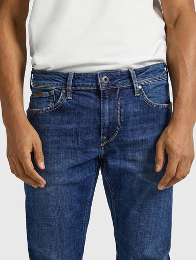 FINSBURY dark blue jeans - 3