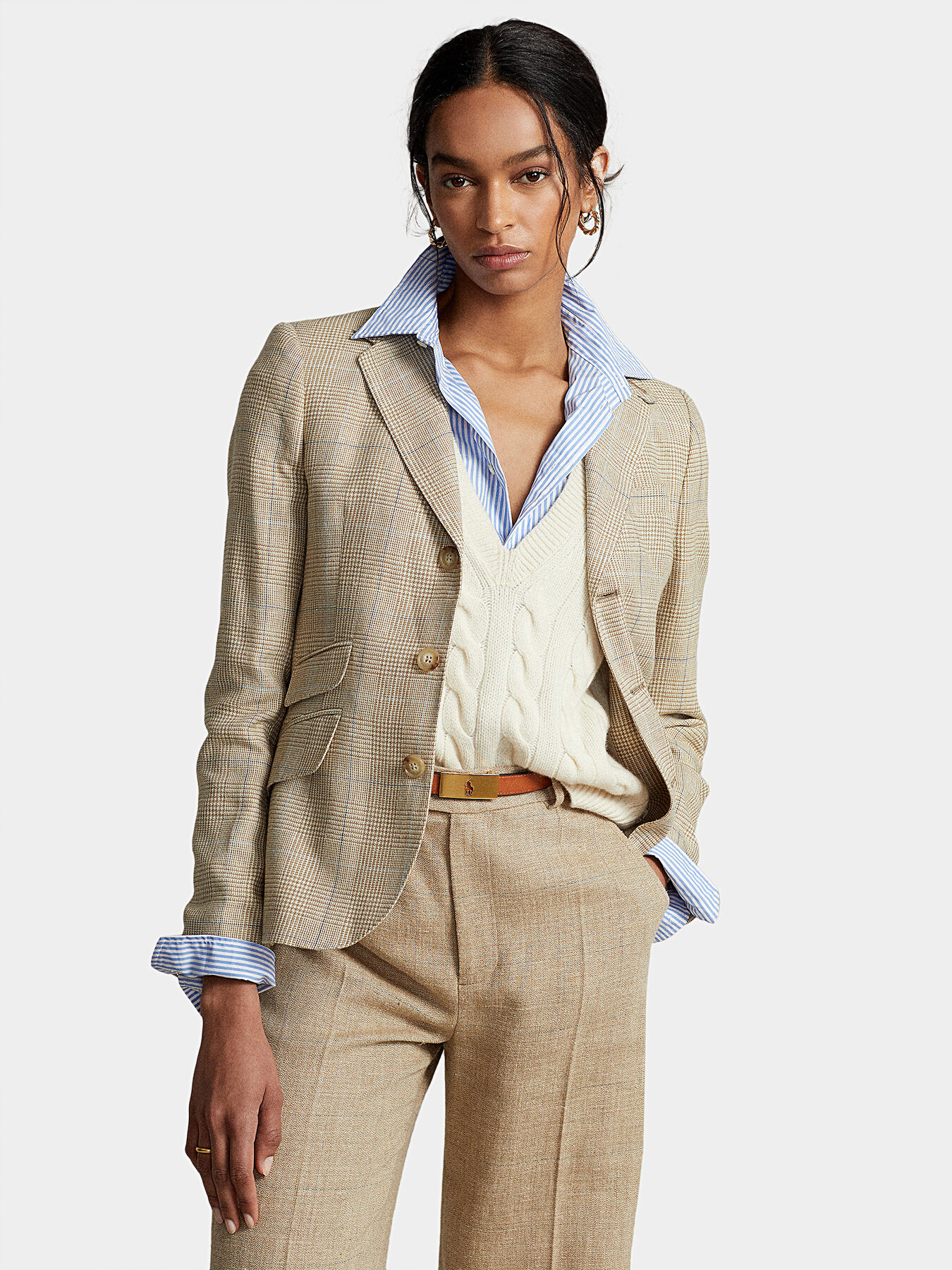 Checked blazer brand POLO RALPH LAUREN Globalbrandsstore en