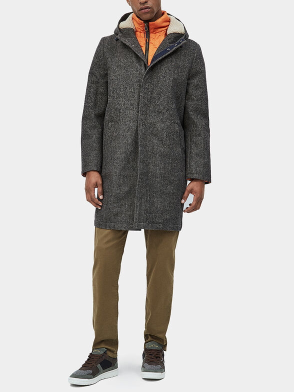 CAREW coat with removable panel - 2