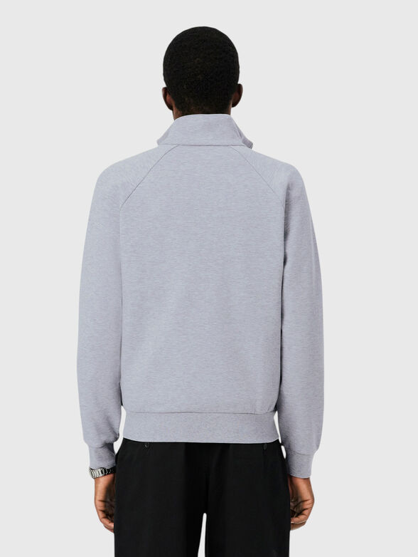 Sweatshirt with zip and logo - 2