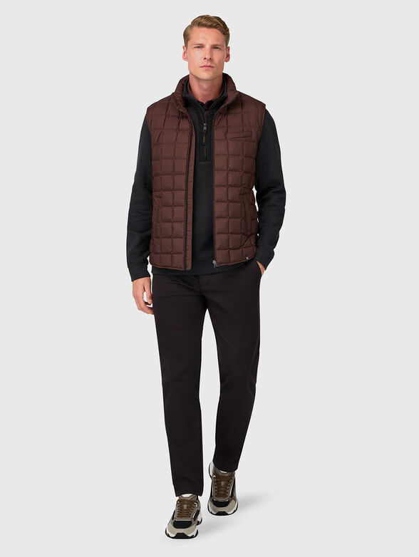 Quilted down vest - 2