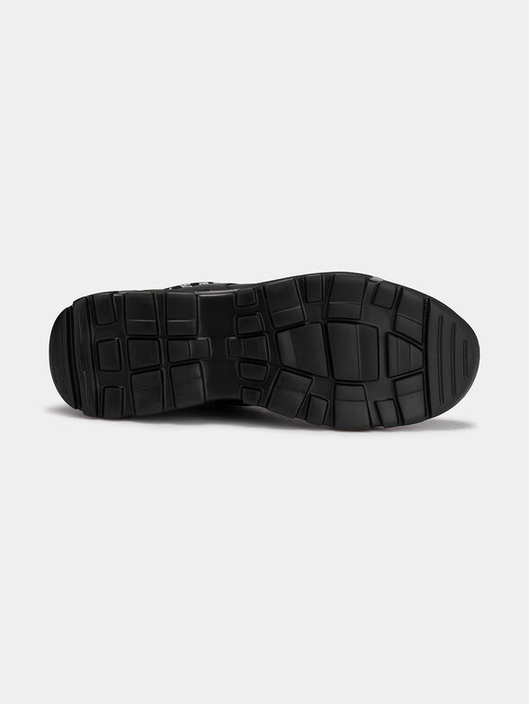 Black sneakers with logo - 6