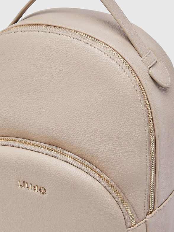 Beige backpack - 4
